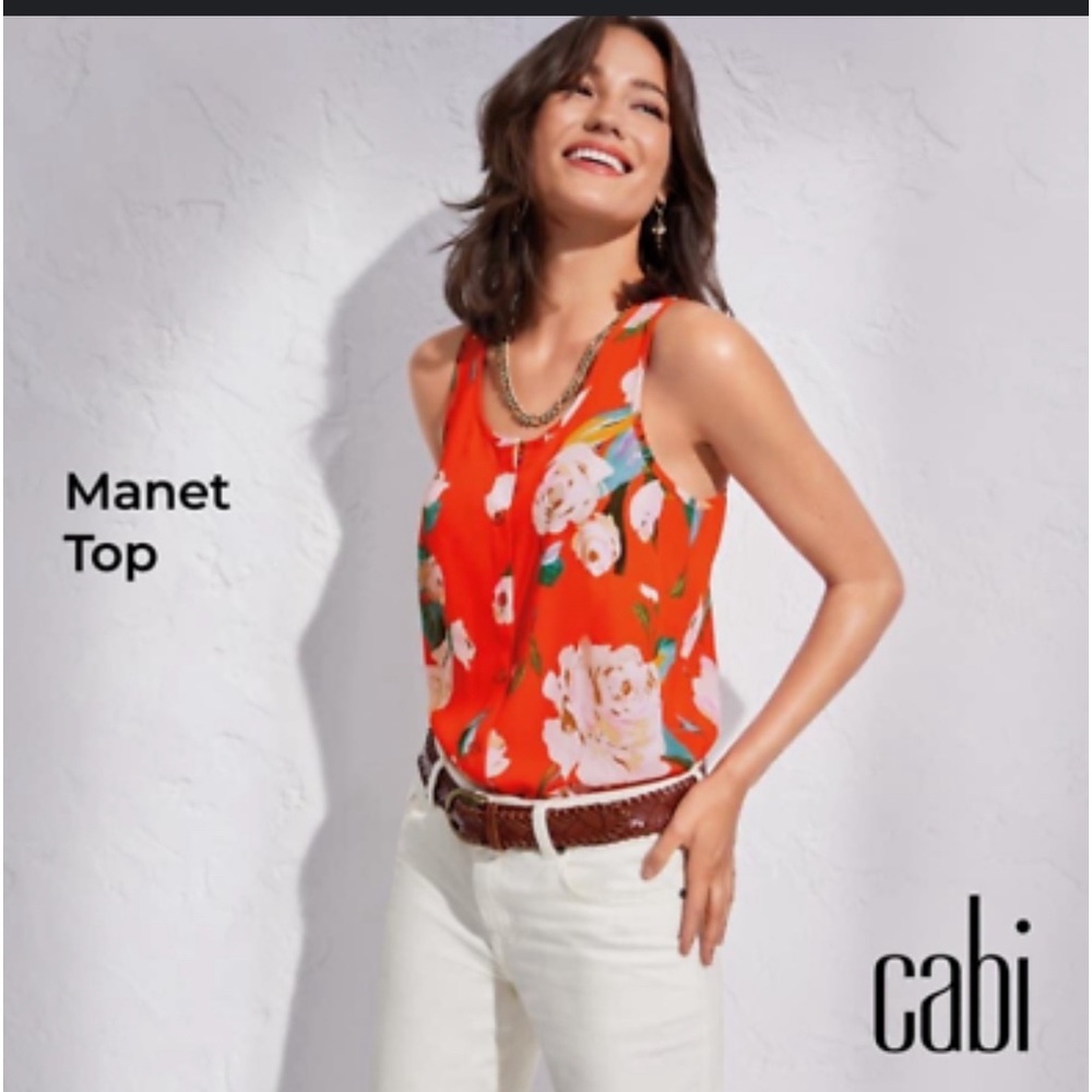 Cabi Manet button up tank top small S